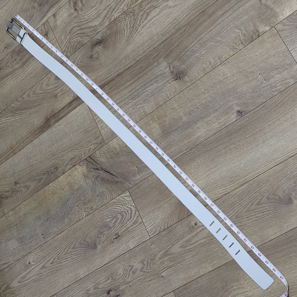 Calvin Klein Cream Leather Belt  women's Size 38 - Picture 8 of 9